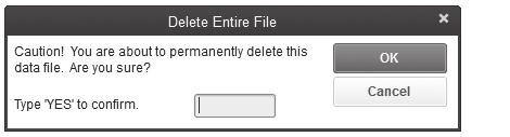 Click Save If you are replacing an existing data file, you will be asked to confirm that you want to replace it: Be very specific about your intent.
