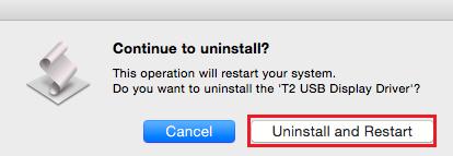 dmg file to load drivers, and then click T2-Mac-Uninstaller to un-install the