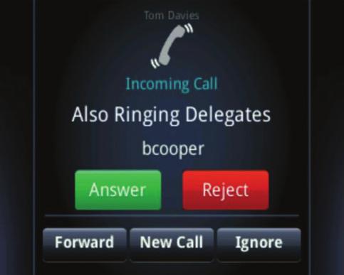 Delegates removed from the Delegates group can no longer monitor call activity on a boss s line.