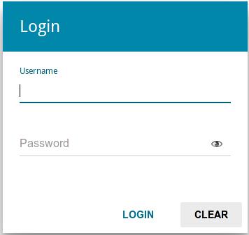 If you configured the device previously, after access to the web-based interface the login page opens.