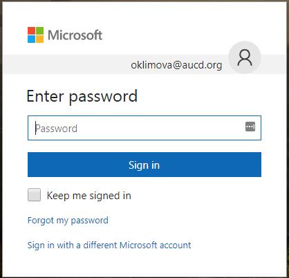 That link will take you to the Microsoft account Enter password page: There you will select the Forgot my password link at the bottom of the form.