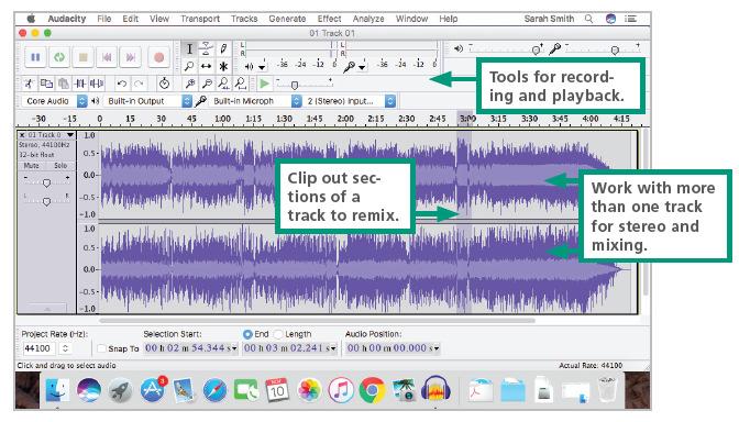 Digital Audio File Formats To play a digital audio file, you must use some type of audio software, such as: Audio players: small standalone software application or mobile app.