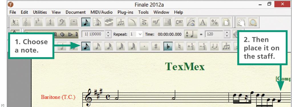 MIDI messages are instructions that specify the pitch of a note, the point at which the