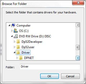 Installation of Multi-port drivers in Windows 7 7 Click on Browse my computer 8 Click On
