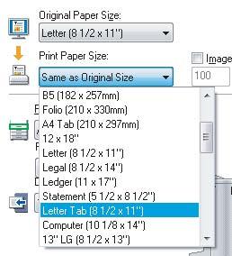 PRINTING FROM WINDOWS.PRINTING FROM WINDOWS Place the tab paper with the tab outside.