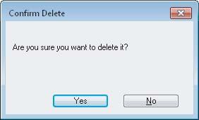 PRINTING FROM WINDOWS Deleting profile Select the profile that you want to delete in the [Profile] box, and click