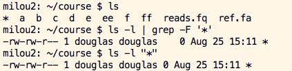 Other grep op-ons grep -i : (i)gnore case in expression grep -v :