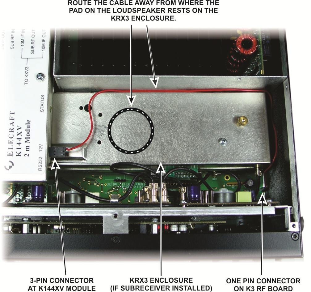 2. Reconnect the power cable as shown in Figure 22. The three-pin power connector is wired so it can be installed oriented either way.