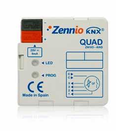 It does not require any other type of connection or power supply. ZN1IO-DETEC Ø 48 mm. KNX power supply 160mA. ZPS160M is a KNX 160mA power supply.