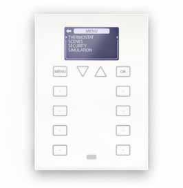 ZAS KNX Smart room controller Remote control ZN1VI-TPZAS-B 1:1 (120 x 88 x 11 mm.