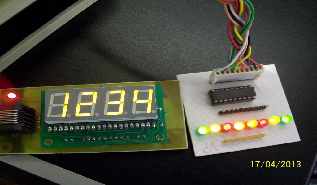 for(;;) M5450_Send(0x66); M5450_Send(0x4F); M5450_Send(0x5B); M5450_Send(0x06); /* Send a further Three Clock Pulses to Complete the 35 Pulses */ /* End of the main program */ Task4 - Figure1 Task 5: