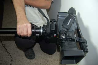 camera/head and the counter balance weights/stabilizer bars. This is done best low over a soft device (e.g. pillow, etc).