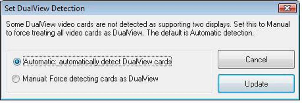 DualHead/DualView) VGA cards.