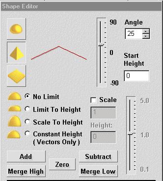 Hold down shift and select all of the triangle vectors in the sunny symbol. Select the following shape values.