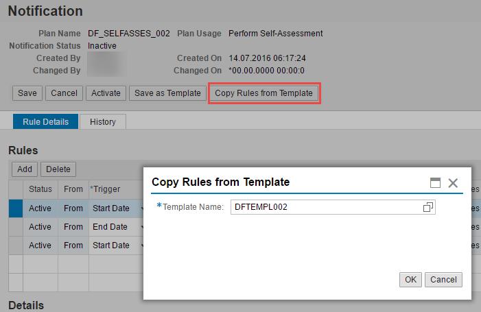4.2 Maintain Notification Rule Templates You can use the new Notification Template Maintenance application to manage email notification rule templates.