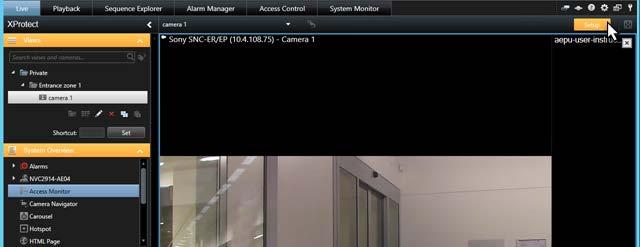 Check the Enabled checkbox to enable the connection between the camera and the access point. 14.