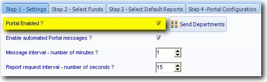13 Simple Fund: Log into Simple Fund and select Portal Settings from the Portal group on the Portal tab. 2.