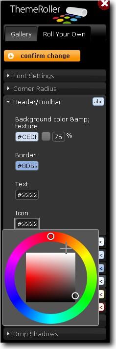 When choosing a colour, you have the flexibility to either insert the hexadecimal colour code or select the colour from a picker. 4.