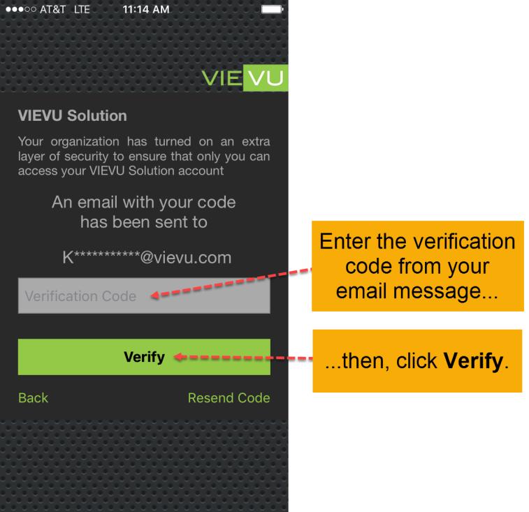 Note: Do not connect to the LE4 camera Wi-Fi prior to logging into the VIEVU Solution App.
