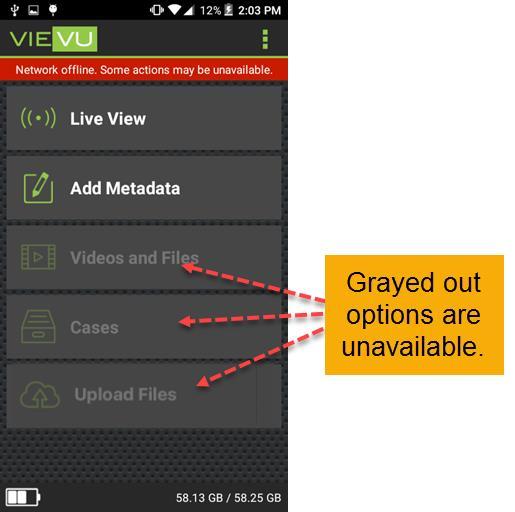 LE5 CAMERA SUPPORT VIEVU Solution Mobile App has been updated to support the following functionality with the VIEVU LE5 camera: Live Stream