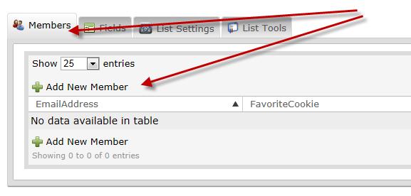 Type that Member s data into the fields as appropriate. Click the Save button at the bottom of the pop-up screen.