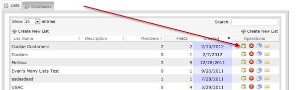 Navigate to the List Tools tab and click Import members.