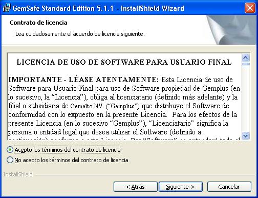 Click on next': Accept the Terms in the License agreement and
