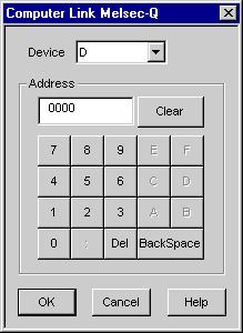 9 Device Address Configuration To set up a PLC variable in the Variable List, use the Device Address Keypad from the variable properties. See Section 3 Supported Device Addresses.