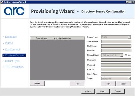 Arc Pro Provisioning Wizard After you have configured a directory, you will be asked if you want to import another directory source.