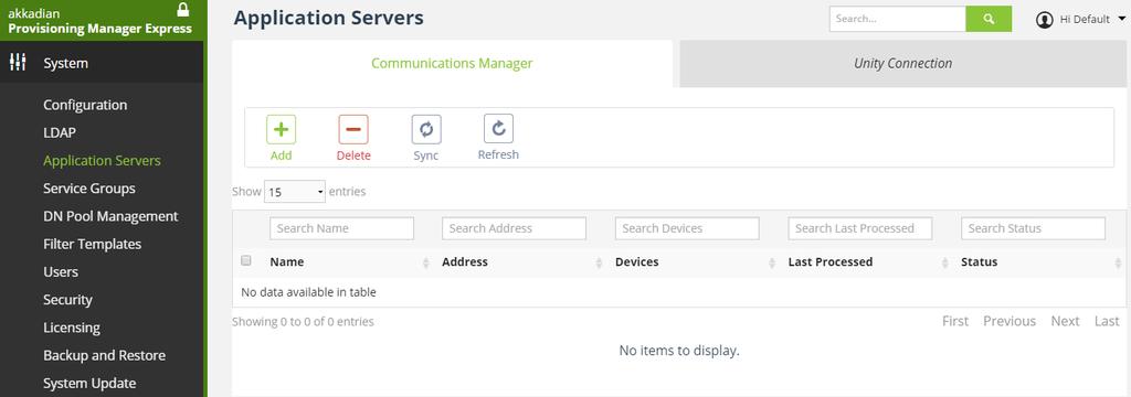 7.6 Integrating Application Servers with Provisioning Manager Express Application servers provide the necessary integration between Provisioning Manager and the applications to perform provisioning