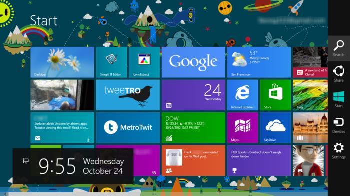 1.4 Windows 8 Windows 8 completely remodeled the way windows looked like never before.