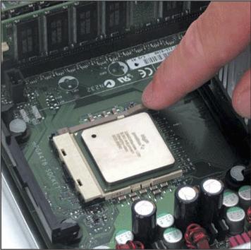 Figure 5 4) Apply the IC paste (silicone heat sink compound)