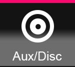 AUX/DISC : Playlist : Previous track : Next