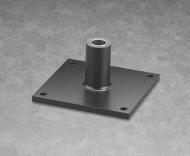 2" (81 mm) SB3 Large Base WMT25 Wall Mount for SMS25 This base option provides the highest tipover resistance, while still providing portability. The base is made from a 12"x 14"x 1.