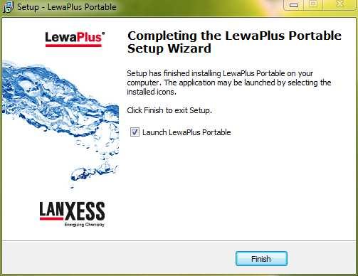 Installation Guide for LewaPlus Portable Page 6 of 8 10) During the installation a progress bar will be displayed.