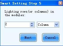 Fig. 5-8 Smart Setting Step 5 Step 7 Click Next on the Smart Setting Step 5 window to access Smart Setting Step 6. Shown in Fig.5-9 is the Smart Setting Step 6 window.
