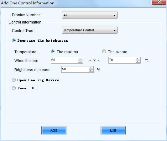 Enable Monitor-Control The functions of Monitor-Control will work only when the option is checked. Valid days of logs Set the valid days of logs.