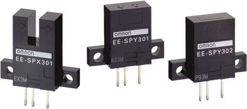 6 mm (slot width) EE-SPX01 EE-SPX401 Horizontal type Reflective type mm NPN output EE-SPY01 EE-SPY401 Vertical type EE-SPY0 Reflective type mm EE-SPY40