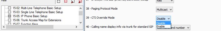 It can be enabled on a per extension basis using Programming Command 15-05-39 Override mode for CTI Once enabled if a hotdesking attempt is made it will