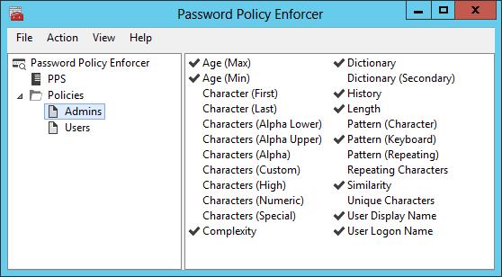 Using APR with Password Policy Enforcer Using APR with Password Policy Enforcer Password Policy Enforcer is a configurable password filter that enforces granular password policies with many advanced