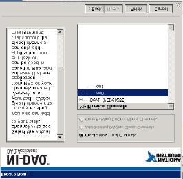 Figure 2A: DAQ Assistant Welcome Screen Figure 2B: The PCI-6025E hardware is listed Step 3: Referring to