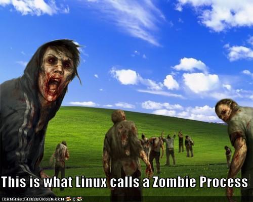 Processes on Unices Zombies / Defunct processes Can t kill what s already dead.