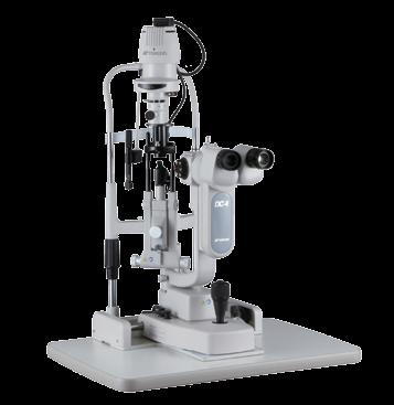 » Converging / Parallel Optics» 5-magnification drum changer: 6x, 10x, 16x, 25x and 40x, (useful in endothelium cell observation)» 20 Slit Beam tilt for gonioscopy observation» Slit descentration
