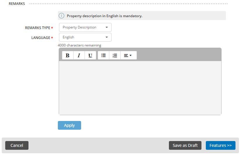 Essentials Tab (cont.): 8. Enter the Property Information, including selecting any special brand program(s). 9.
