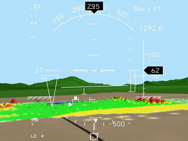Figure 13: BLAST images from 500 feet range and at final
