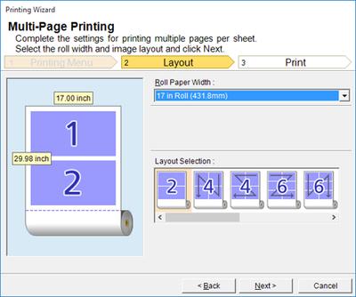 Important If you want to change the display to another file or application while the Printing Wizard is open, close the Printing Wizard dialog box.
