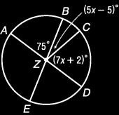 diameters a) m CZD b) m BZC Example 3: In circle