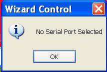 Serial Port message each time you run the program.