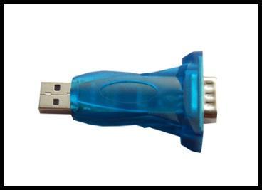 RS232 cable USB adaptor Note: Make sure the connection between laptop and USB