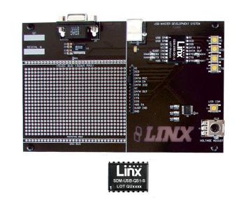 QS Series Master Development System User's Guide Figure 1: QS Series Master Development System Introduction The Linx QS Series USB module allows the rapid addition of USB to virtually any device.